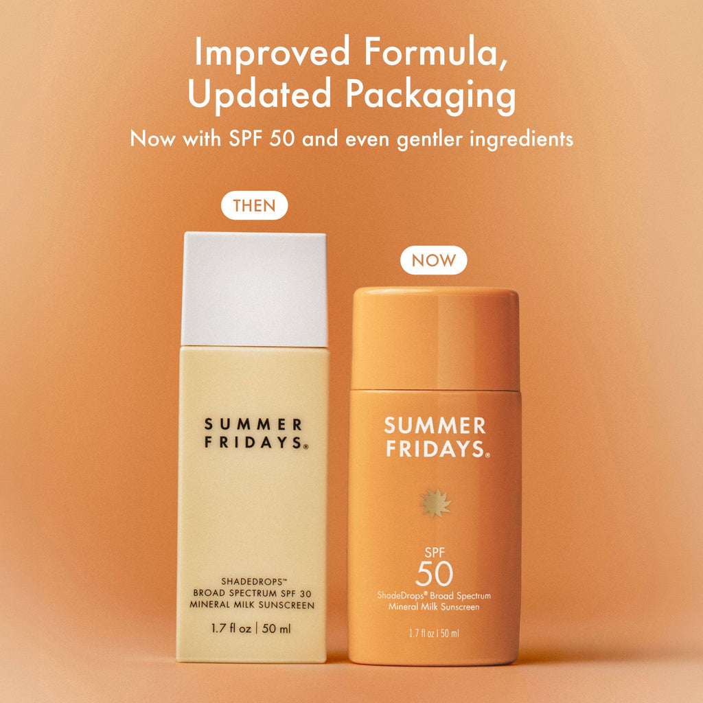 ShadeDrops Broad Spectrum SPF 50 Mineral Milk Sunscreen